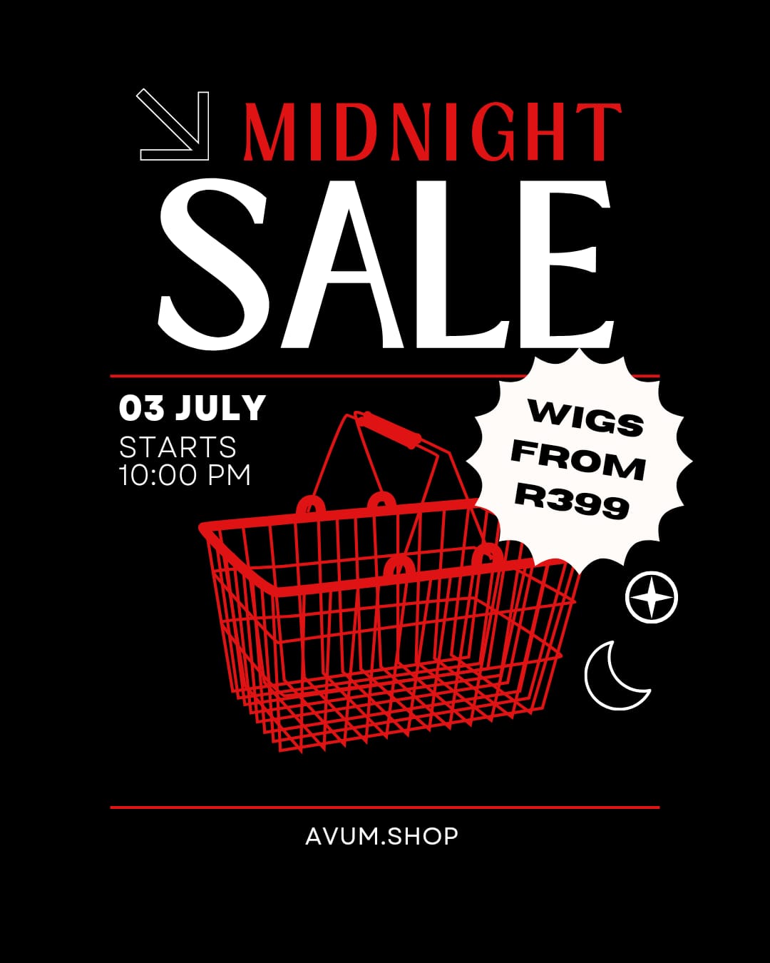 03 JULY midnight sale