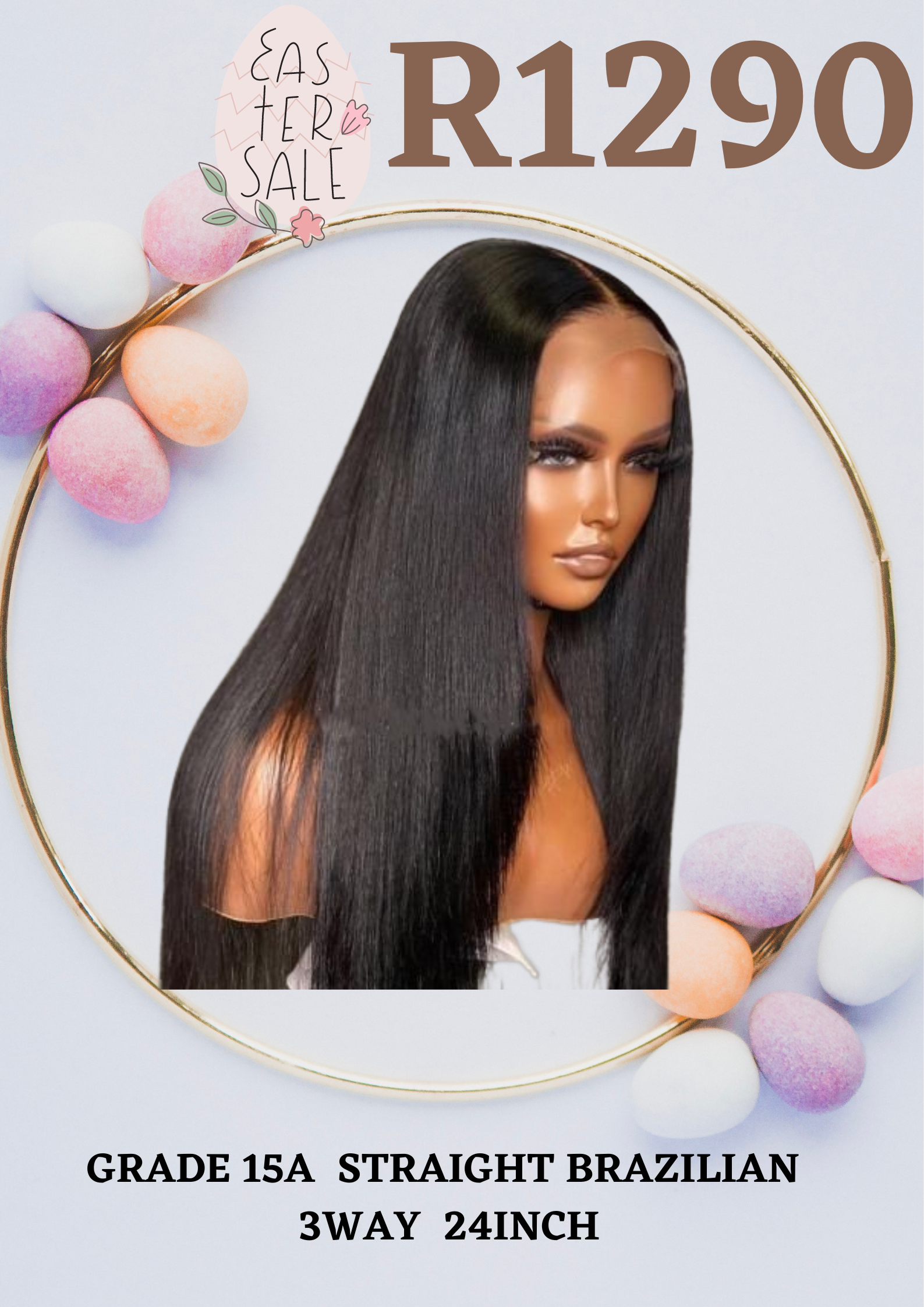 Straight Brazilian 3-Way 24inch