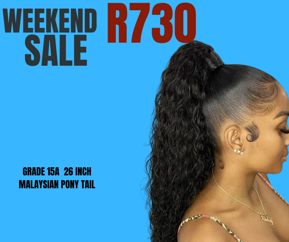 26Inch malaysian ponytail