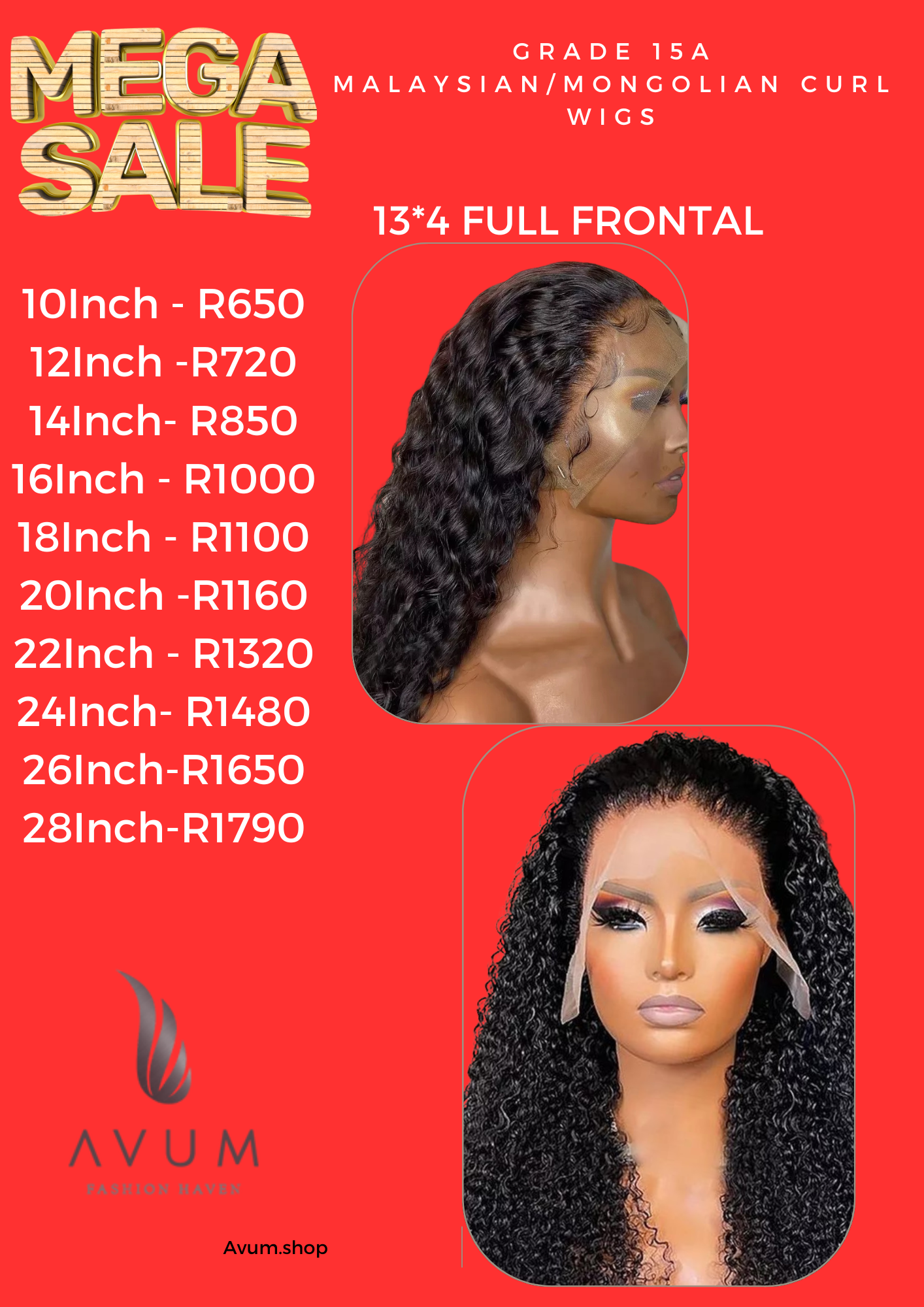 malaysian | mongolian curl wigs