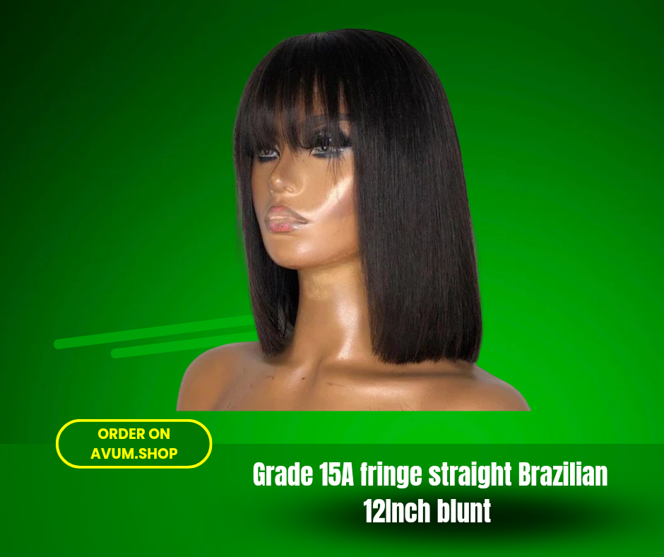 12Inch fringe blunt