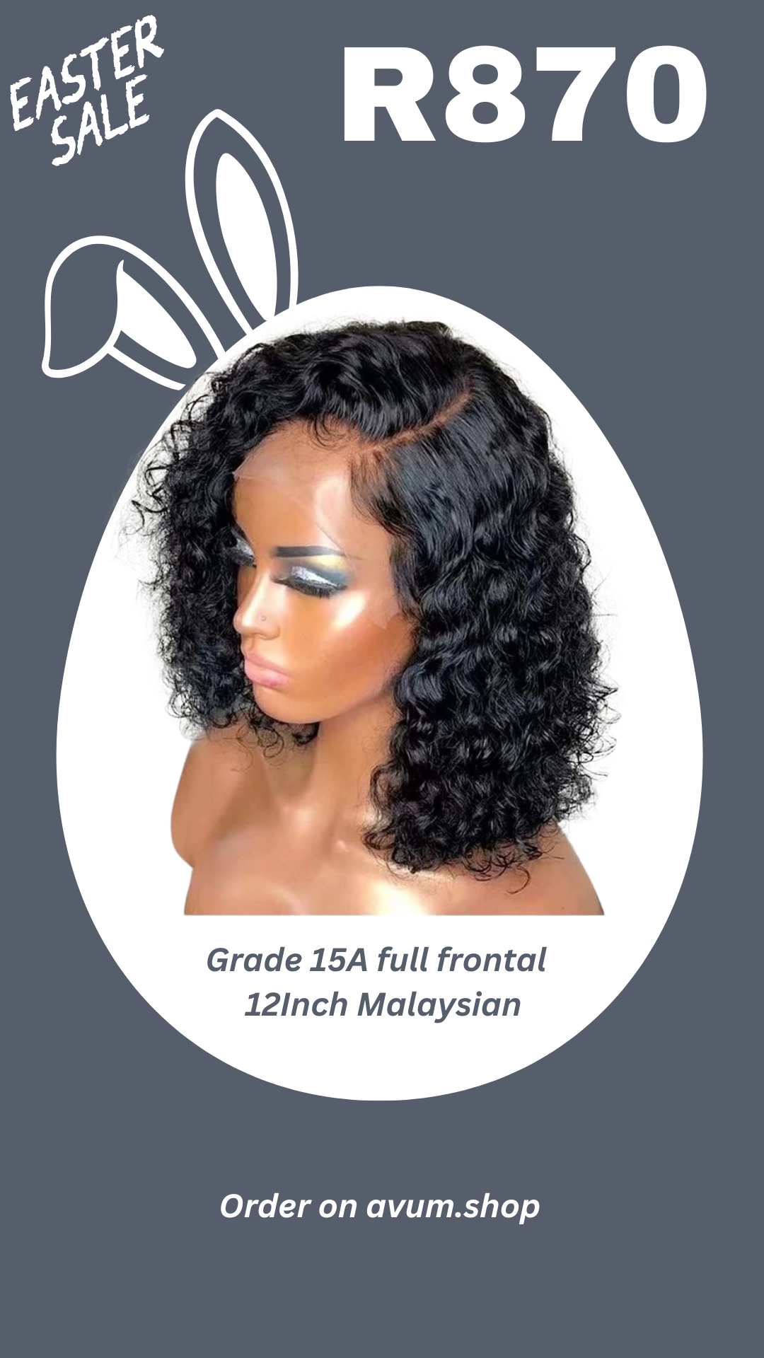 Full frontal 12Inch malaysian