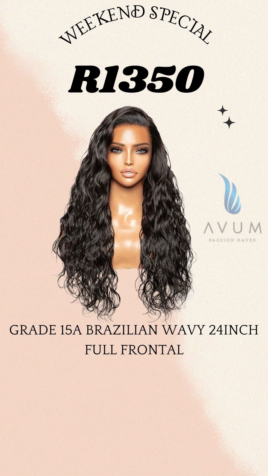 Wavy 24inch full frontal